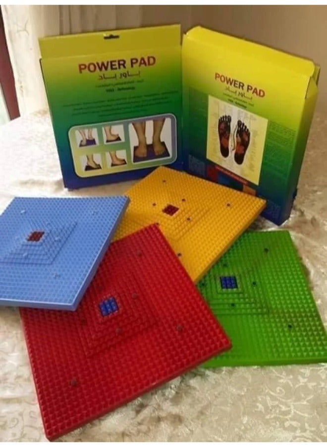 Power Pad Foot Massage Device for Health Improvement and Relaxation with Reflexology Techniques - Image 1