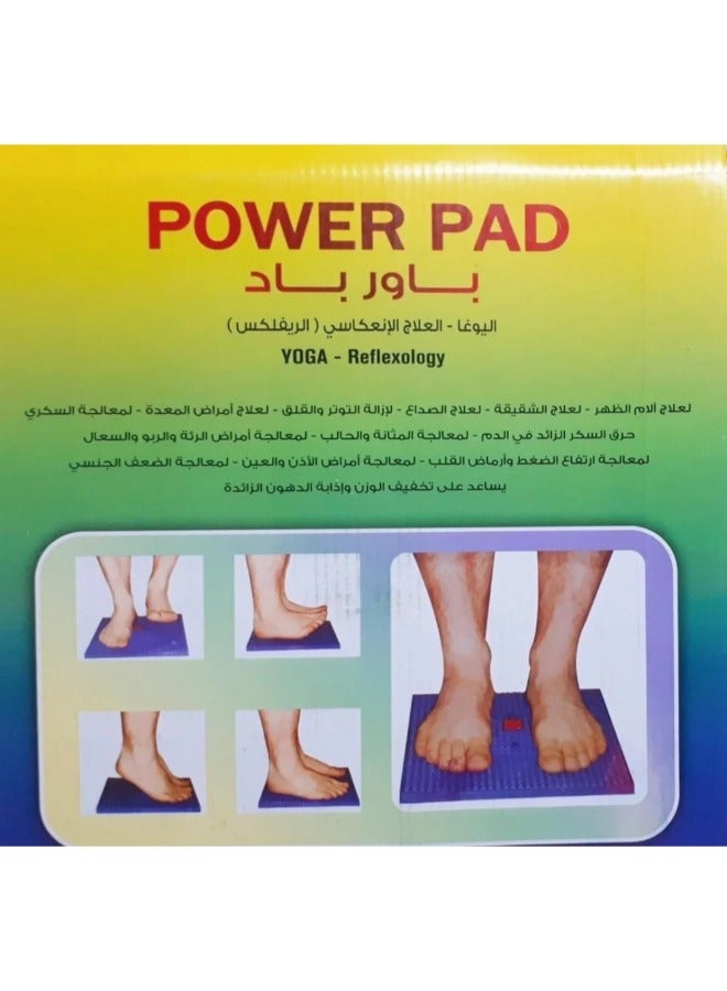 Power Pad Foot Massage Device for Health Improvement and Relaxation with Reflexology Techniques - Image 2