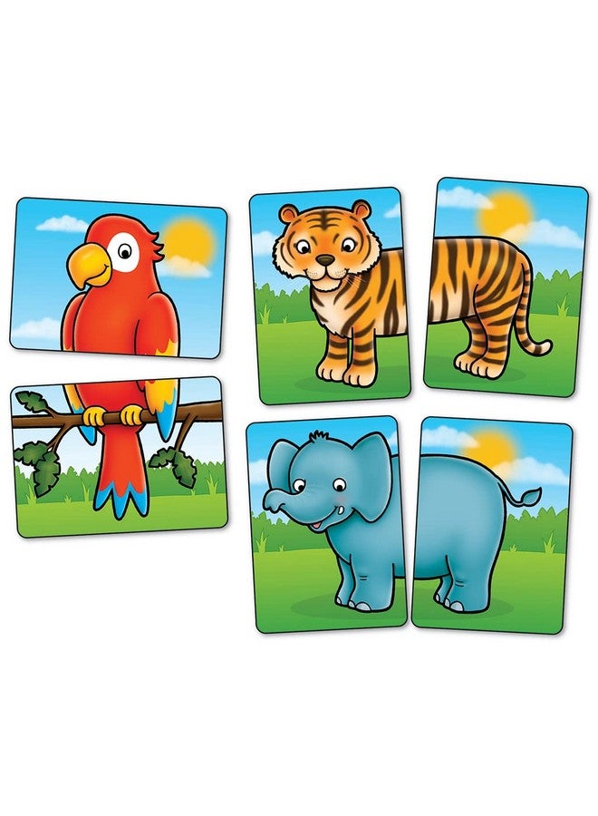 Orchard Toys Jungle Heads and Tails, Fun Engaging Matching and Memory Board Game, Party Gift, Teacher Tested Activity Puzzle for Kids 18 Months to 3 Years - Image 4