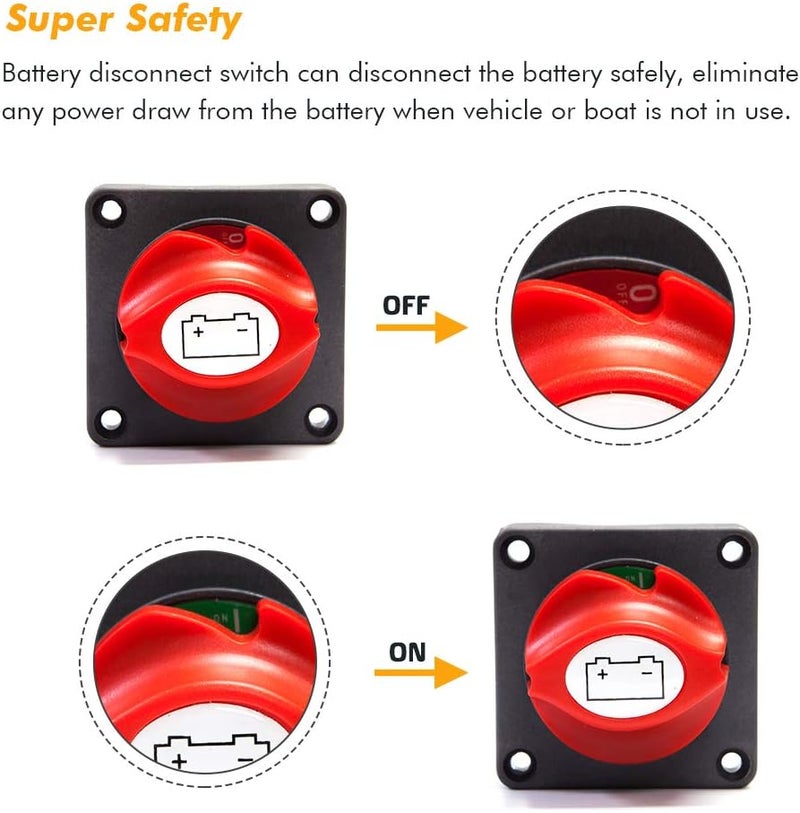 Apeixoto Heavy Duty Battery Disconnect Switch - Image 3