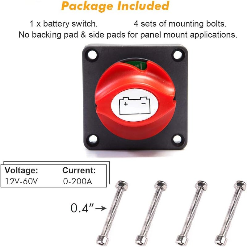 Apeixoto Heavy Duty Battery Disconnect Switch - Image 5