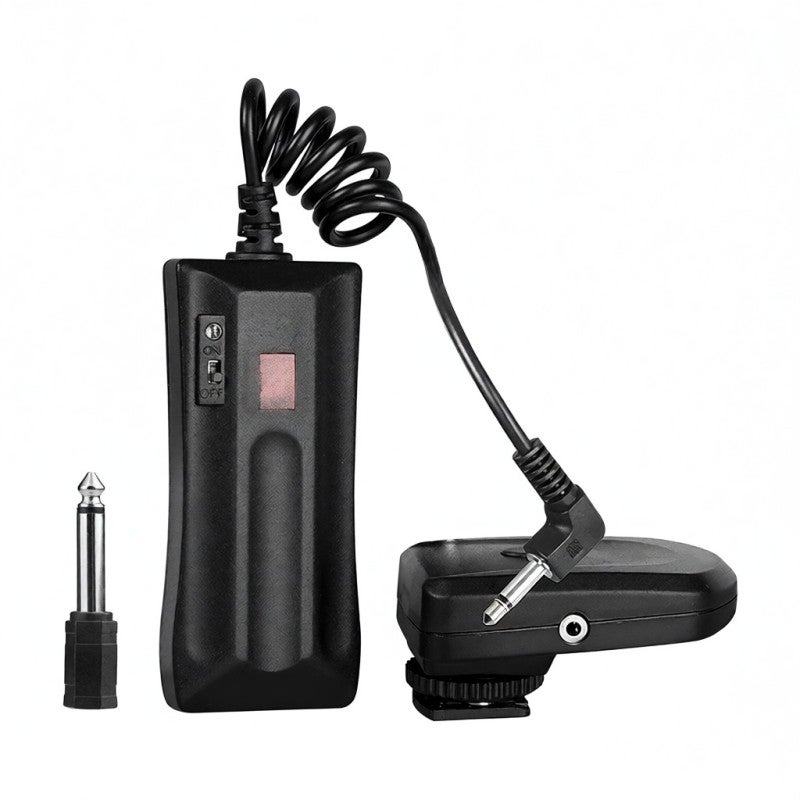 NiceFoTo Wireless Transmitter Receiver Flash Trigger with 6.35mm Adapter Compatible with Canon Nikon Sony Panasonic - Image 2