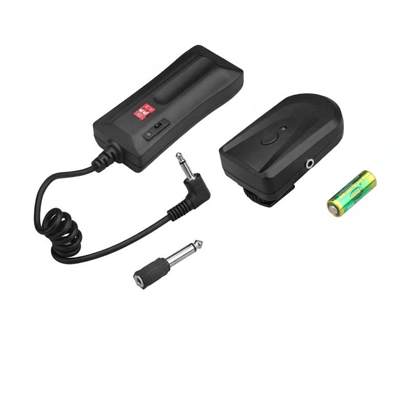 NiceFoTo Wireless Transmitter Receiver Flash Trigger with 6.35mm Adapter Compatible with Canon Nikon Sony Panasonic - Image 4