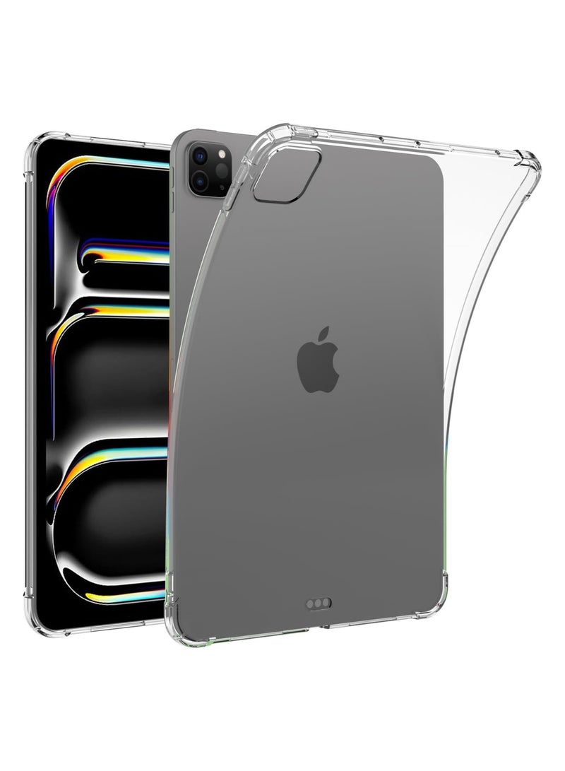 General Case for iPad Pro 11" 2024, Anti-Scratch Transparent Soft TPU Silicone Drop Bumper Protective Cover for iPad Pro 11" 2024  - Image 1