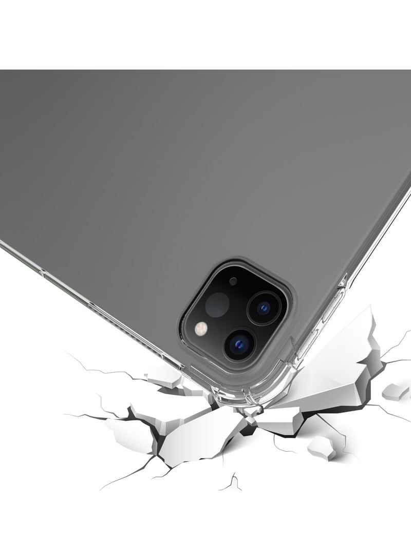 General Case for iPad Pro 11" 2024, Anti-Scratch Transparent Soft TPU Silicone Drop Bumper Protective Cover for iPad Pro 11" 2024  - Image 2