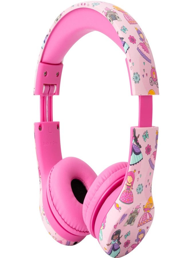 Snug Play+ Kids Headphones - Volume Limited 93dB for Safe Listening - Foldable, Durable Headphones for Toddlers, Boys & Girls - Tangle-Free Cord - Ideal for Travel, School, Tablets - Princess - Image 2