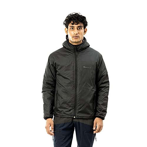Tripole Men's Nylon Standard Length Winter Jacket 5°C Comfort - Trekking And Daily Use (Black, S) - Image 1