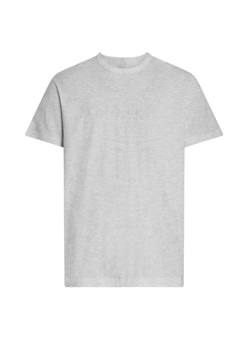 CALVIN KLEIN Men's Lounge T-Shirt, Grey - Cotton