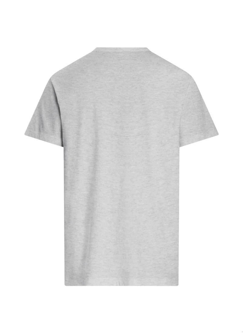 CALVIN KLEIN Men's Lounge T-Shirt, Grey - Cotton