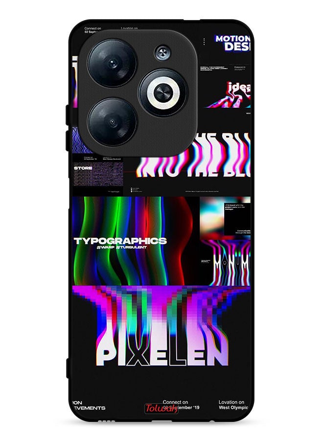 Tolwak Infinix Smart 8 4G Protective Case Cover Motion Design - Image 1