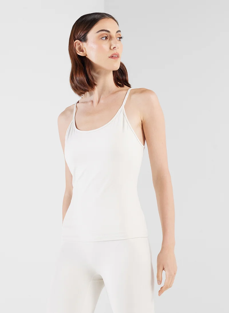 FRWD Cutout Back Cami Top & High Waist Leggings Set