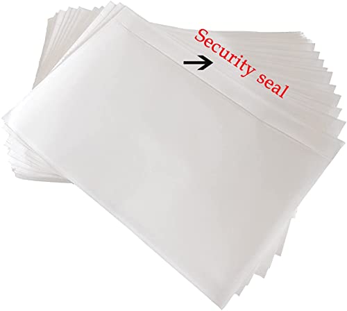 SJPACK 7.5" x 5.5" Shipping Label Sleeves, Clear Adhesive Top Loading Packing List, Label Envelopes Pouches - 500 packs - Image 5
