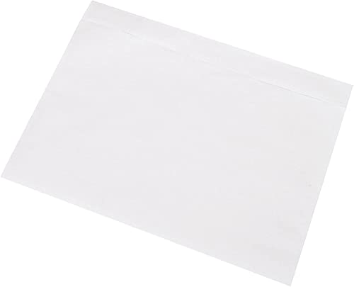 SJPACK 7.5" x 5.5" Shipping Label Sleeves, Clear Adhesive Top Loading Packing List, Label Envelopes Pouches - 500 packs - Image 2