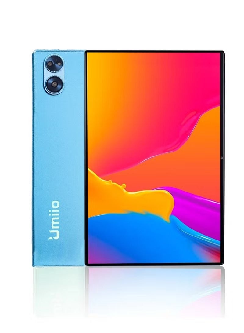 أوميو كمبيوتر لوحي ذكي يعمل بنظام أندرويد بشاشة 10.1 بوصة HD+ وذاكرة وصول عشوائي 4 جيجابايت وذاكرة قراءة فقط 128 جيجابايت وكاميرا مزدوجة لعبة وموسيقى للأطفال بشريحتين اتصال وشبكة 5G واي فاي - Image 1