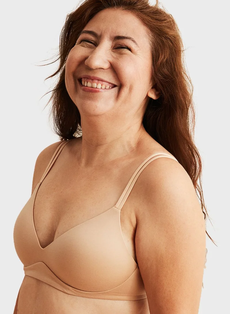 Aerie Sunnie Wireless Push Up Bra