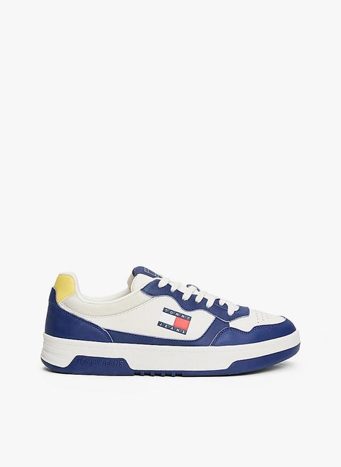 ESSENTIAL LEATHER LOW TRAINERS