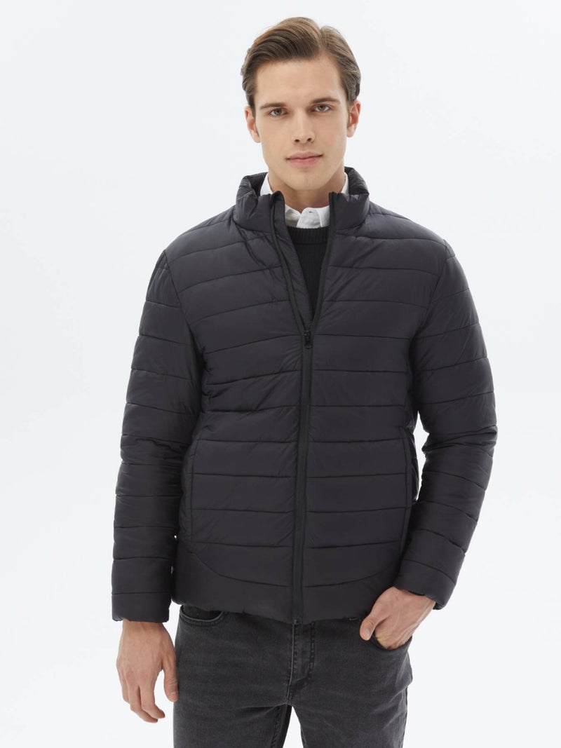 Kip Black Woven Coat  - Image 2
