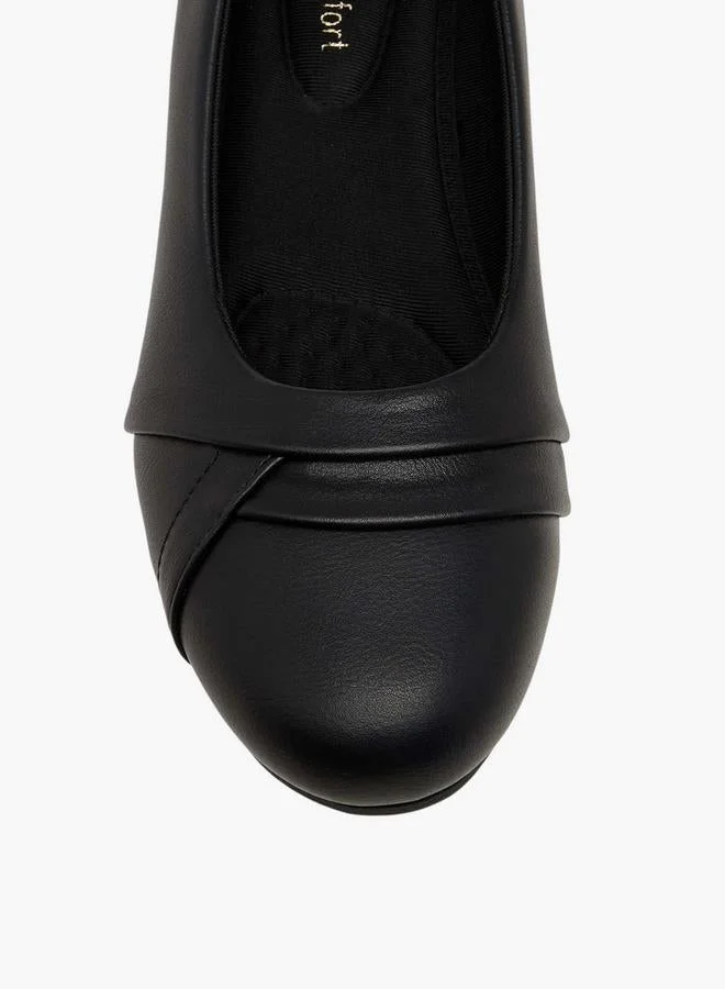Le Confort BLACK Women Wedge Heel Pumps for Women | Best Price UAE