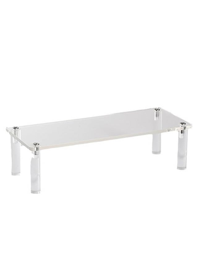 erorex Acrylic Display Stand Shelf Acrylic Perfume Stand Organizer Acrylic Display Riser Clear Acrylic Display Risers Stand Shelf For Collection Display Style1  - Image 1