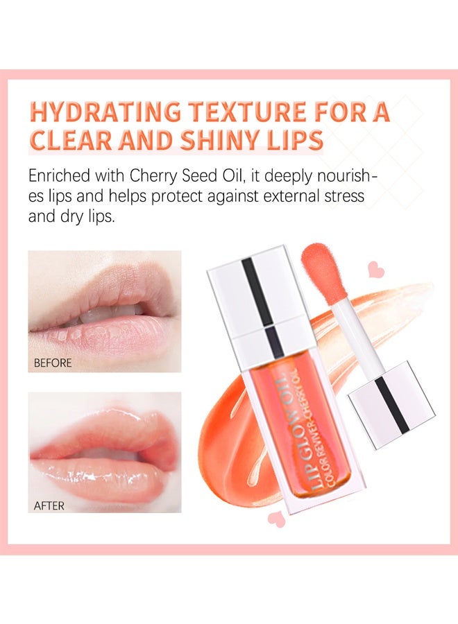 ibcccndc Lip Glow Oil Hydrating Texture For a Clear and Shiny Lips 001 Pink - Image 4