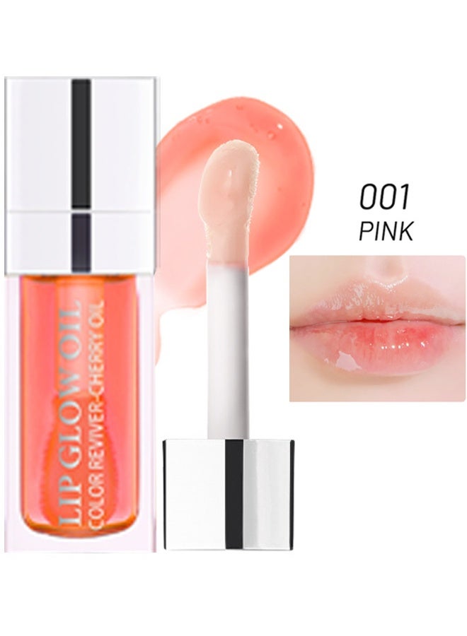ibcccndc Lip Glow Oil Hydrating Texture For a Clear and Shiny Lips 001 Pink - Image 2