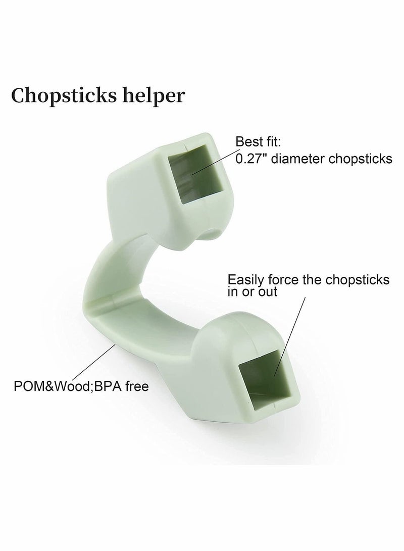 Y&D 3Pcs Chopstick Helpers with 3 Pairs Non Slip Training Chopsticks  - Image 5