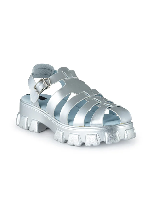 فينتشي صنادل نسائية متعددة الأحزمة ووتد