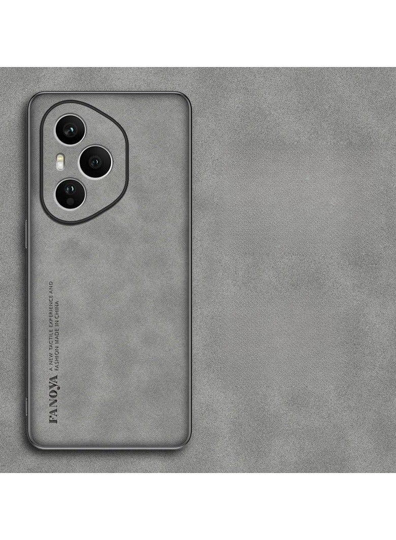 general Case Compatible Honor 400 Pro Skin Friendly Leather Case Soft TPU Silicone Edge Fingerprint Resistant Shockproof Protective Case Honor 400 Pro - Image 1