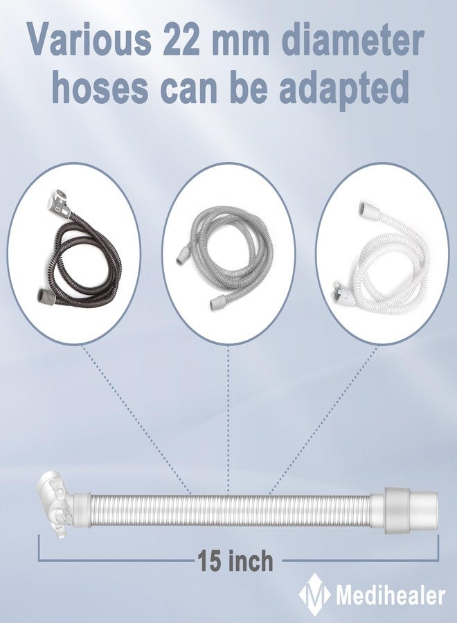 Medihealer 2 Packs QuietAir Elbow Tube for Airfit F40,Including 2 Short Tube 2 Elbow and 2 QuietAir Vent,Great Value CPAP Supplies by Medihealer - Image 5