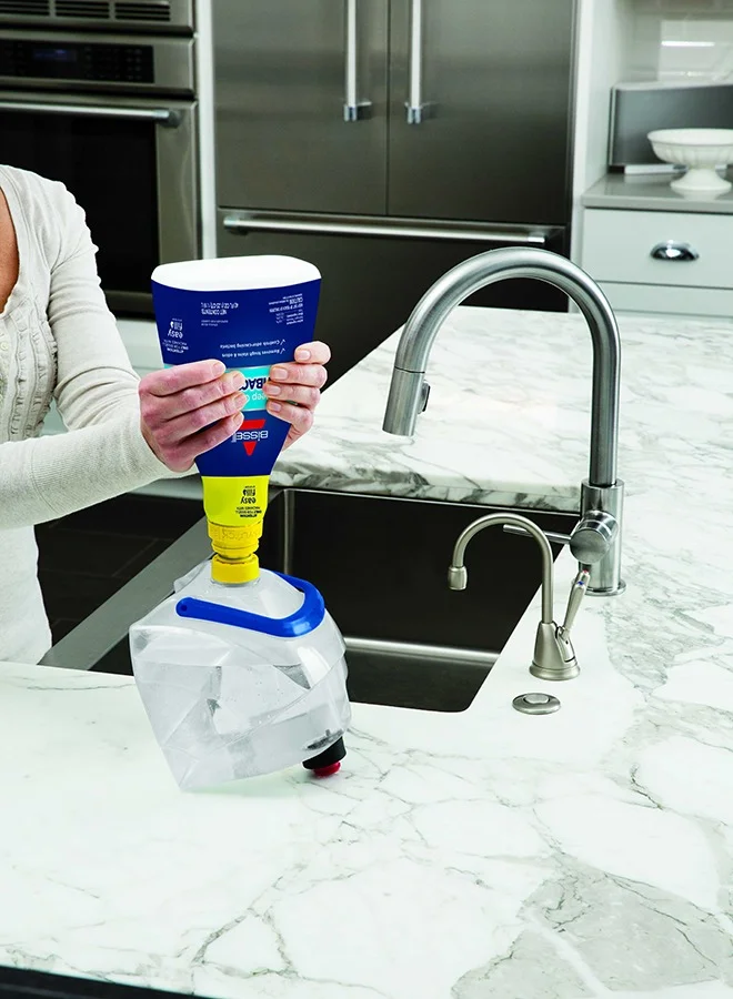 Bissell SpotClean Pro AntiBac 3386E – Portable Carpet & Upholstery Cleaner, Powerful Stain Removal with Antibacterial Formula, 2.8L Tank, for Home & Car|