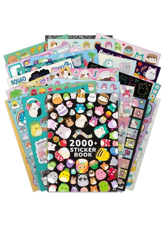 Fashion Angels - Squishmallows Sticker Book Includes 2000+ Squishmallows Stickers & 10 Sticker Collector Pages Join The Squish Squad Accessorize Notebooks Journals Ages 6 & Up Multicolor - Image 1