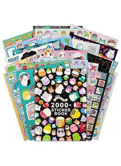 Squishmallows Sticker Book Includes 2000+ Squishmallows Stickers & 10 Sticker Collector Pages Join The Squish Squad Accessorize Notebooks Journals Ages 6 & Up Multicolor