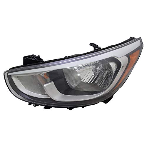 TYC Left Headlight Assembly Compatible with 2015-2017 Hyundai Accent - Image 1