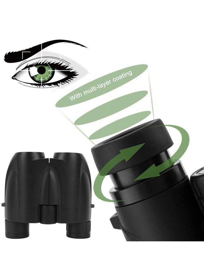 Thoraya 10x25 Portable Outdoor Mini High-definition Binoculars Telescope for Outdoor Hiking Travelling  - Image 4