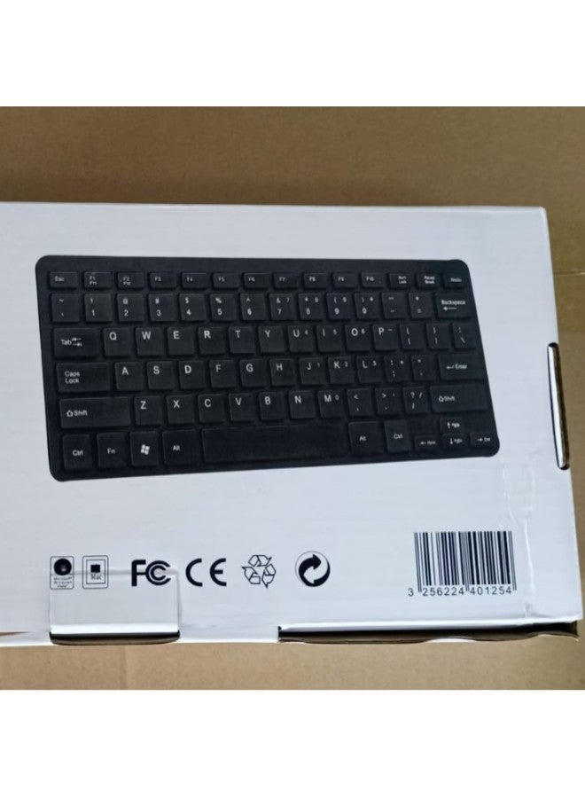 K1000 Wired Keypad Mini Mini Chocolate Keyboard USB Portable Laptop Keyboard Wholesale-Color:Black - Image 1
