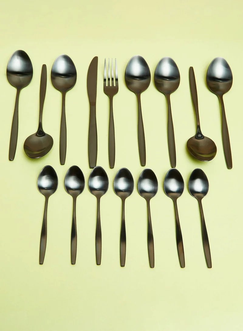 Noire Edit 16Pc Cutlery Set
