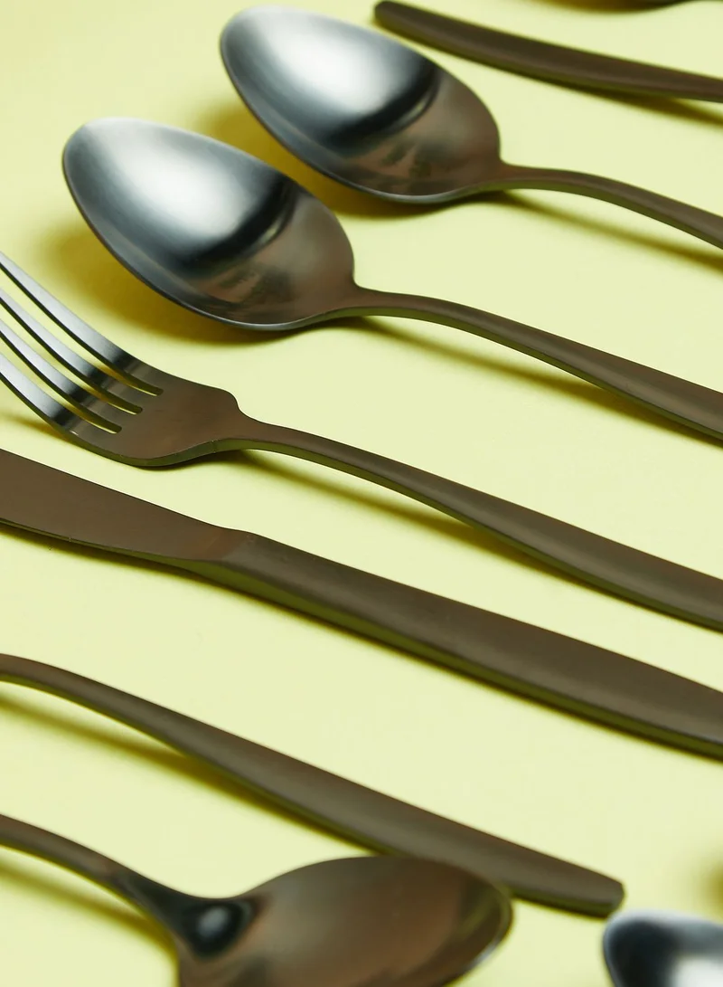 Noire Edit 16Pc Cutlery Set