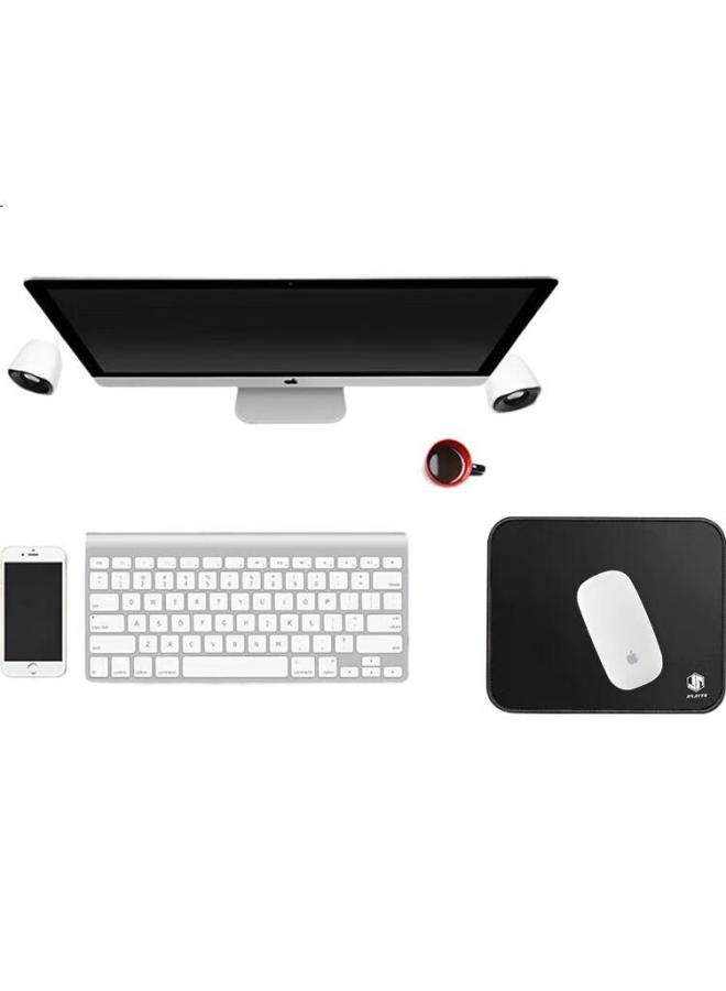 Jplayer Mouse Pad Small Size Home Simple Office Mouse Pad Gaming Portable Laptop Desk Pad Keyboard Anti-Slip Pad Thickened Black 21*26Cm - Image 3