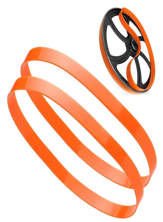 RO6G Upgrade Band Saw Urethane Tires - 14" x 1" x .095" (2 Pack) Compatible with Jet, Grizzly, and Powermatic Band Saws - Image 1