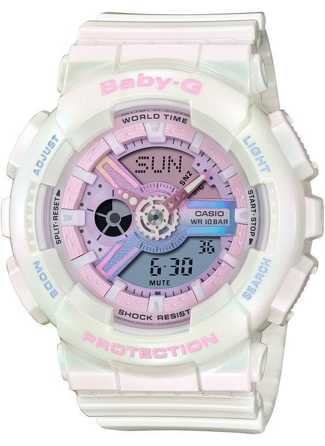 CASIO - Baby-G Pink Metallic Dial Watch for Women BA-110PL-7A1 - Image 1