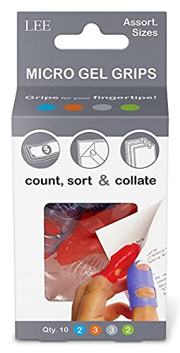 Lee Tippi Micro Gel Fingertip Grips Assorted Sizes 10 Pack 61410 Packaging May Vary - Image 5