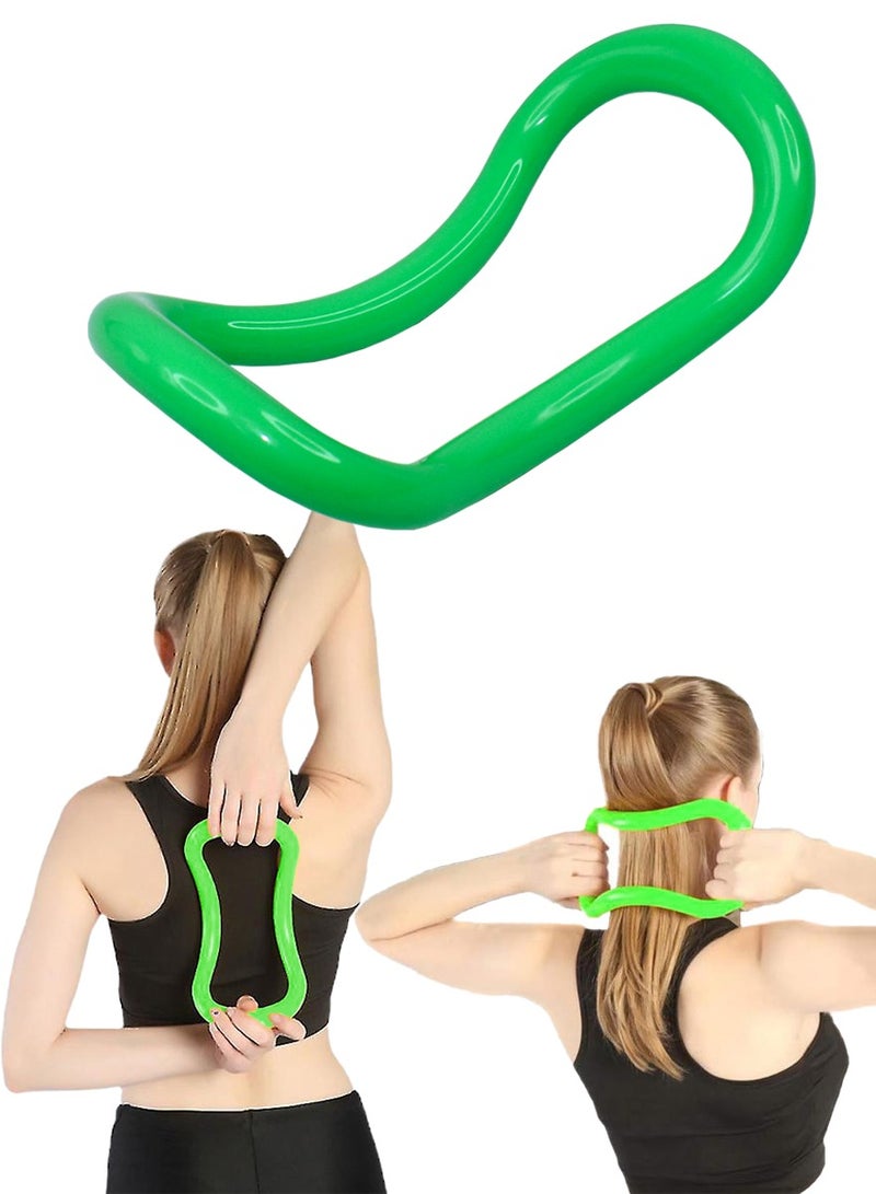 QUTOOB Yoga Stretch Ring For Pilates Exercise And Pilates Stretching, Fitness Equipment For Full Body Toning, Fascia Stretching Ring Training Tool for Shoulder Back Arm Leg, For Muscle Strength and Massage  - Image 1