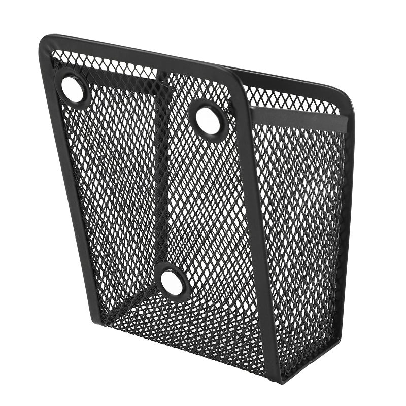 Sanpaint Magnetic Pencil Holder,Mesh Stainless Steel Pen Basket, Metal Writing Utensil Storage Organizer for Whiteboard,Blackboard,Kitchen, Locker, Home, or Office - Image 3