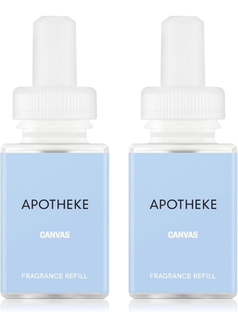 Pura Smart Aromatherapy Diffuser Fragrance Refill by Apotheke (Canvas, 2-Pack)