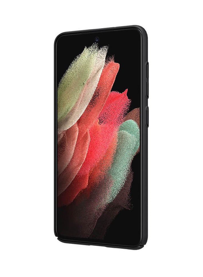 Nillkin Nillkin Super Frosted Shield Pro Case Slim for Samsung Galaxy S21 FE 2021 Case, Pocket-Friendly Anti-Scratch Phone Case - Black  - Image 4