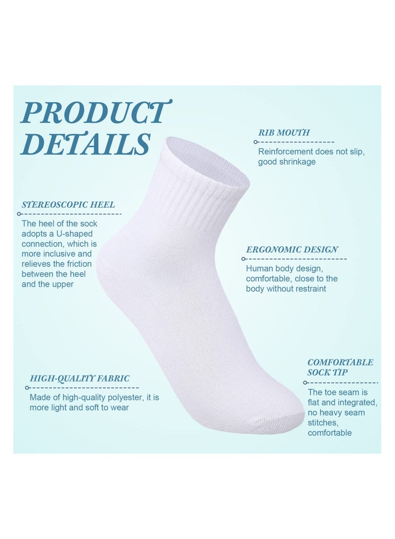 12 Pairs disposable socks, travel portable replacement elastic stockings, suitable for sports business travel - Image 5