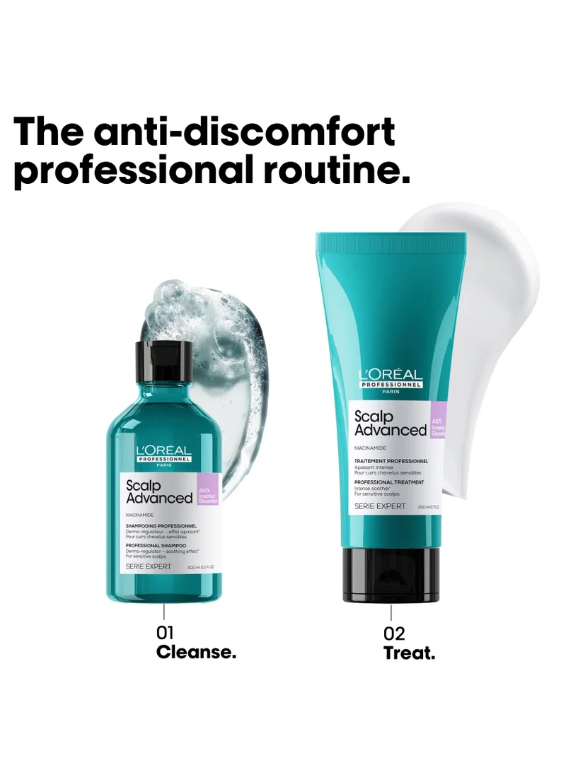 L'Oréal Professionnel L’Oréal Professionnel│Scalp Advanced: Anti-discomfort Glacial Utopia Duo Set | Shampoo 300ml & Treatment 200ml | SERIE EXPERT