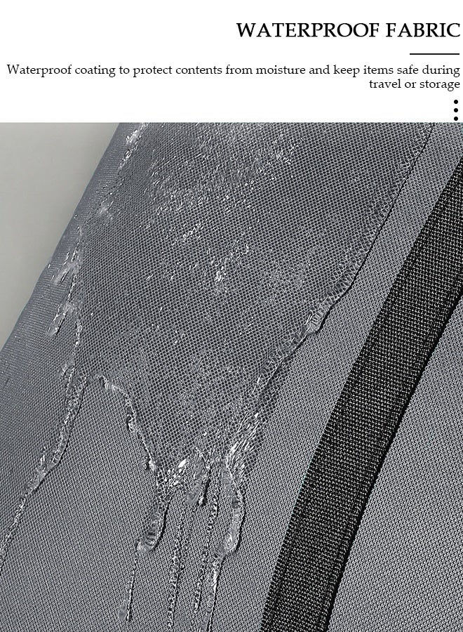 DUNISO 105L Collapsible Moving Bags, Organizing Bags with Zippers and Handles Storage Bag, Space Saving Clothes Storage Laundry Bag For Packing, House Essentials, Sustainable, Water-Resistant - Image 5