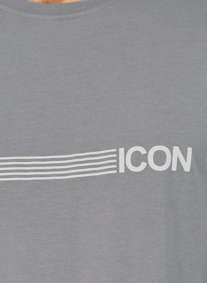 Styli Striped Minimal Print Regular Fit T-Shirt - Image 3