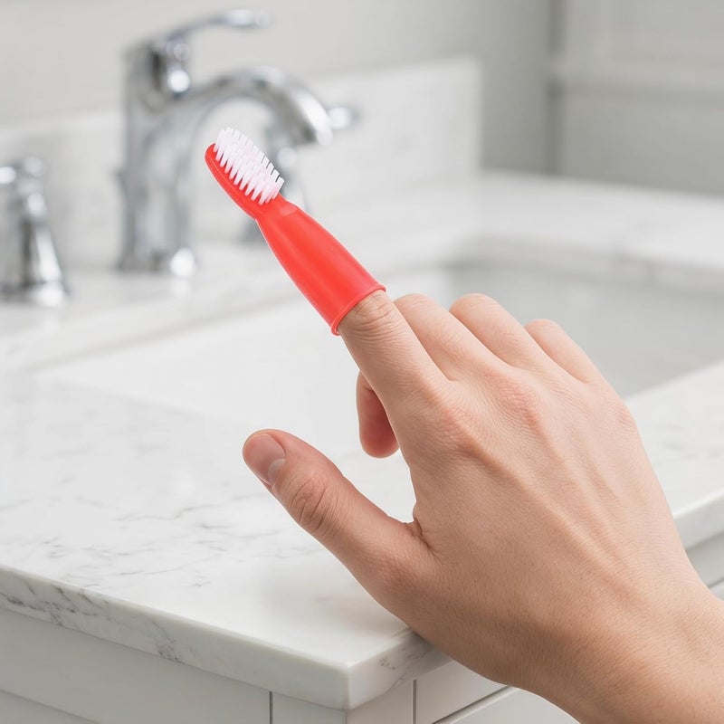 Baluue 20pcs Prison Toothbrush Finger Sleeve for Detention Centers Safe Handle Mini Brush Soft Bristles Portable Oral Care Tool - Image 4